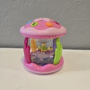 Baby Toys 6 to 12 Months Ocean Rotating Projector - Early Education Toys Pink